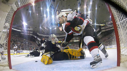 Ottawa refused to allow the Penguins to get their footing in last season's playoffs.