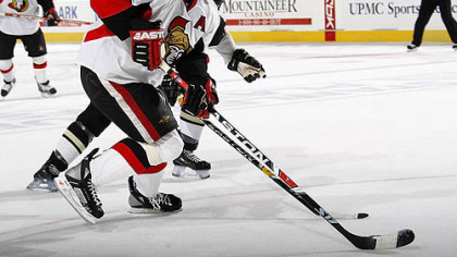 Dany Heatley thus far has just one assist in two games after scoring six goals against the Penguins in the regular season.