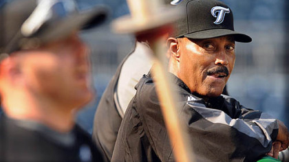 Toronto's new manager Cito Gaston prior to last night's game at PNC Park.