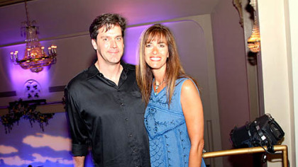 Christopher Schmidt with Lisa Dapprich.