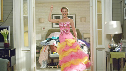 Perpetual bridesmaid Jane (Katherine Heigl)is the main character in "27 Dresses."