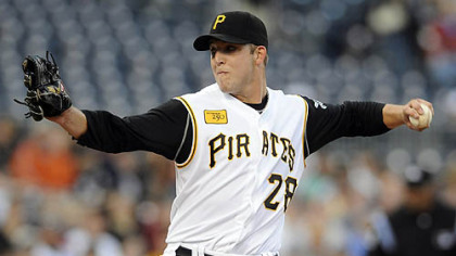 Paul Maholm pitched six innings, giving up one run on four hits against the Marlins last night at PNC Park.