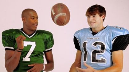 Sto-Rox's Paul Jones, left, and Seneca Valley's C.J. Brown could be the next great quarterbacks to come out of Western Pennsylvania.