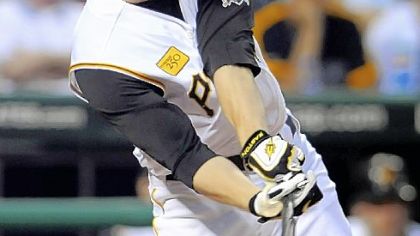 Jason Bay, the subject of so much talk with the trade deadline arriving at 4 p.m. today, knocked in two runs in the fifth inning last night vs. Colorado at PNC Park.