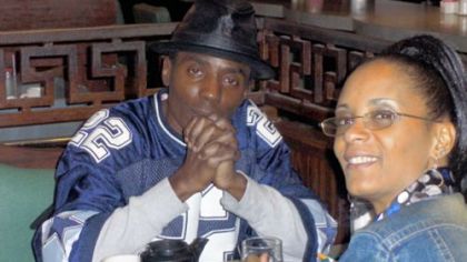2:37 a.m. at Ritter's: Adrian Hawkins and Kisha Strothers.
