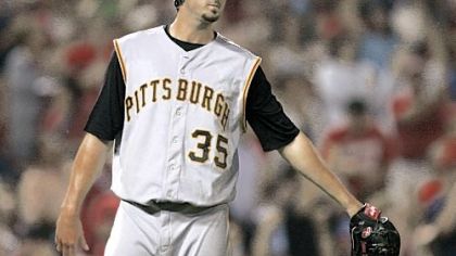 Jason Davis gave up eight runs in 3 2/3 innings last night against the Cardinals.