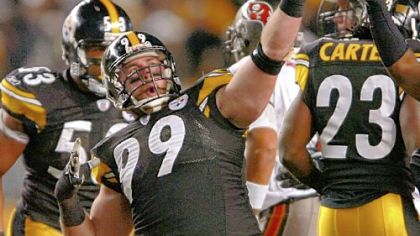 Brett Keisel is the most recent defensive lineman the Steelers have taken in the draft, and that was in 2002. The team's only defensive lineman under age 30 by the end of  the month will be  backup Nick  Eason.