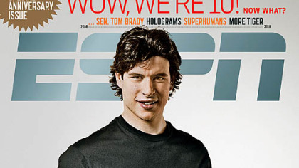 The ESPN Magazine's 10th Anniversary Issue features Penguins captain Sidney Crosby.