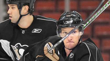 Penguins defenseman Mark Eaton has missed most of the last two seasons with injuries.