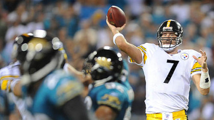 QB Ben Roethlisberger -- Throws for 309 yards and three TDs.