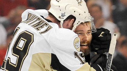 Petr Sykora scored the winner from the right dot on a power play at 9:57 in the third overtime.