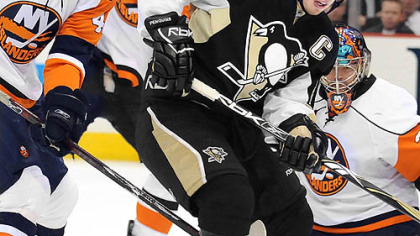 Sidney Crosby had scoring chances galore last night.