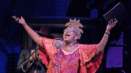Ebony Jo-Ann  in the title role of "Ma Rainey's Black Bottom" at Kennedy Center.