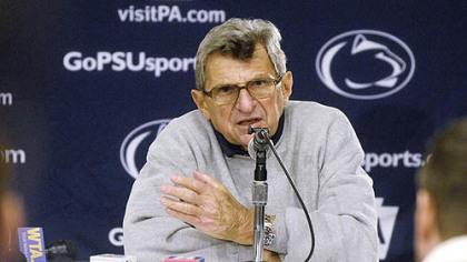 Joe Paterno breaks his silence.