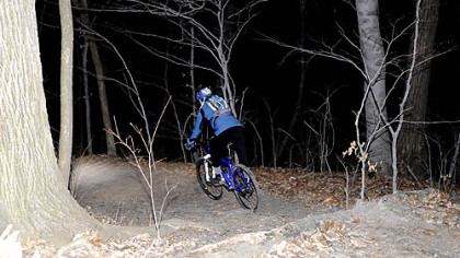 Jonathan Ritchie, says the key to cold weather biking is dress in layers. "You get hot, you can unzip your jacket. It is hard to dress for it. You don't want to be warm when you start out. You want to be chilly."