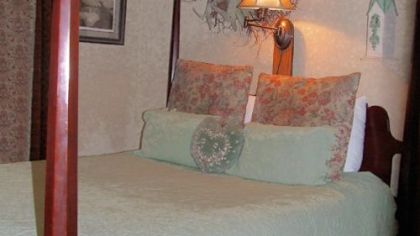 A bedroom at the Farnsworth House Inn in Gettysburg.