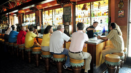 Visitors to Kaya in the Strip District can expect a fun atmosphere and a large and varied menu that includes vegetarian and vegan selections.