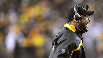 Mike Tomlin wanted a holding call against Jacksonville during Saturday's game at Heinz Field.