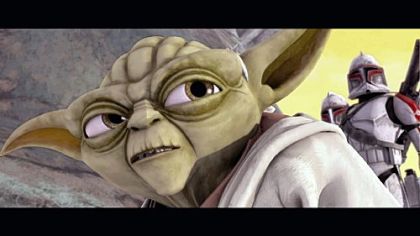 Yoda is among the familiar "Star Wars" characters to appear in the new Cartoon Network series "Star Wars: The Clone Wars."