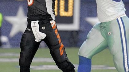 Bengals quarterback Carson Palmer will not play for the second consecutive week.