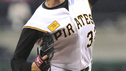 Pirates starting pitcher Phil Dumatrait