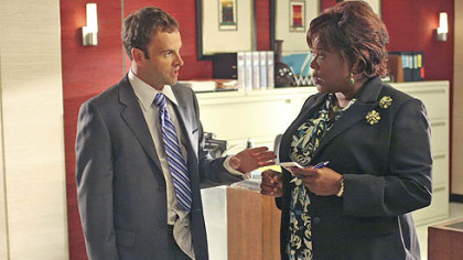 Jonny Lee Miller and Loretta Devine in "Eli Stone."