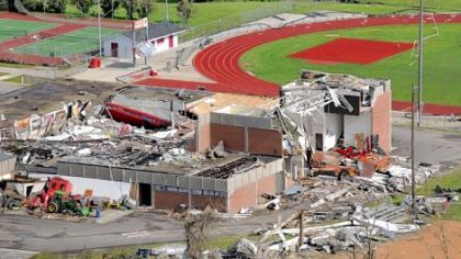 Aplington-Parkersburg High School: The day after.
