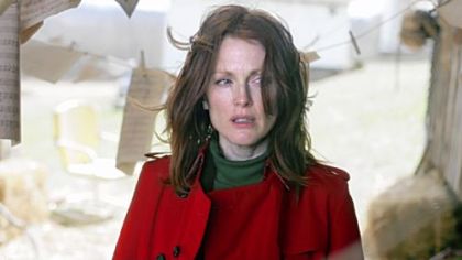 In the movie "Shelter," filming in the Pittsburgh area, Julianne Moore plays a psychiatrist opposite Jonathan Rhys Meyers, a troubled patient.