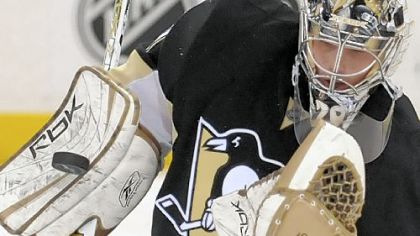 Penguins goalie Marc-Andre Fleury played football for a year as a defensive end.