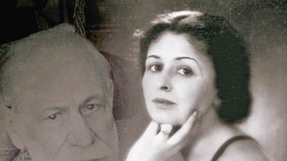 "Living in the Shadow of the Freud Family" is the new book by Sigmund Freud's granddaughter, Sophie. The woman on the cover is her mother (Sigmund Freud's daughter-in-law), Esti.