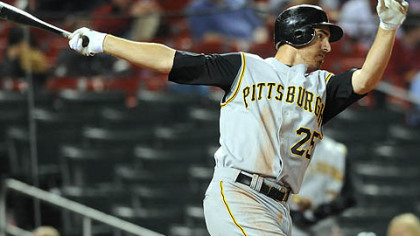 Adam LaRoche's double in the 10th inning brought home three runs.