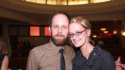 Christopher James with Alanna Jackson.