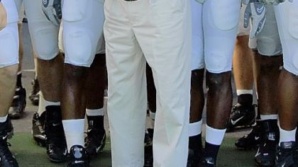 Penn State football coach Joe Paterno, file photo