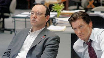 Kevin Spacey and Denis Leary push for a recount of votes in the 2000 presidential election in HBO's "Recount."