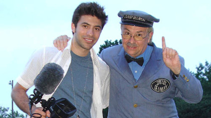 Documentary filmmaker
Paul Germain and David Newell (Mr. McFeely).