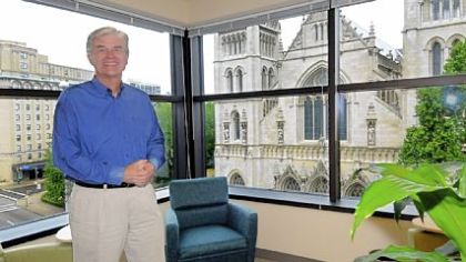 When Barry Balmat, director of Rand Corp.'s Pittsburgh office, returns to the think tank's home office in California, he'll give up the view of St. Paul Cathedral in Oakland.