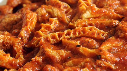 A dish of tripe by Chef Tim Timko of Lenzi's Italian Restaurant in Monongahela.