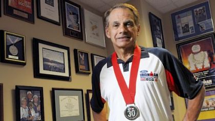 Dr. Joseph Maroon, 68, is a surgeon at the Univerity of Pittsburgh Medical Center. He competed in the Oct. 11 Ironman triathlon in Kona, Hawaii.