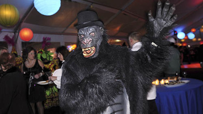 Tom Kosak as a big ape.