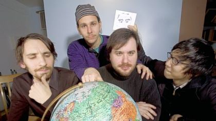 Allies -- Joel Grimes, Joseph Vesely, Greg Cislon, Johannes Ma -- stood out among local bands with "Invisible Spectrum."
Centipede Eest followed a psychedelic "Confluence."