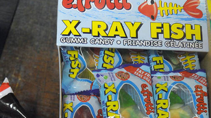 Candy from the Fort Pitt Candy Company in the Strip.