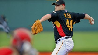 Evan Meek: Strong numbers in Mexican winter league.