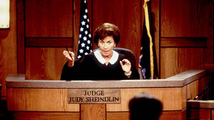 "Judge Judy," with Judge Judy Sheindlin presiding, leads court reality shows in ratings.