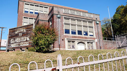 The closed Gladstone Middle School at 327 Hazelwood Ave. in Hazelwood was used as a location in the movie "Zack and Miri Make a Porno."