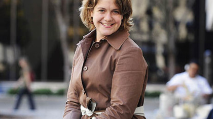 Sticking power: Abby Wilson is a 28-year-old Pitt law student who co-founded GLUE -- the Great Lakes Urban Exchange.