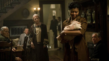 Taraji P. Henson, right, plays the woman who mothers the title character in "Benjamin Button." Henson received a Screen Actors Guild Award supporting actress nomination for the role.