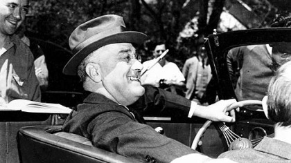 President Franklin D. Roosevelt in 1939 at Warm Springs, Ga.
