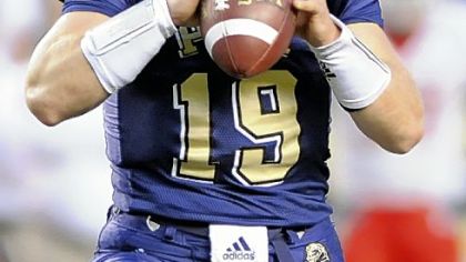 Pitt coach Dave Wannstedt called quarterback Pat Bostick "a tough guy" because he got back up every time he got hit.