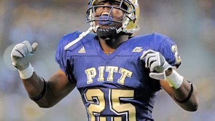 Pitt's LeSean McCoy celebrates a touchdown earlier this season.