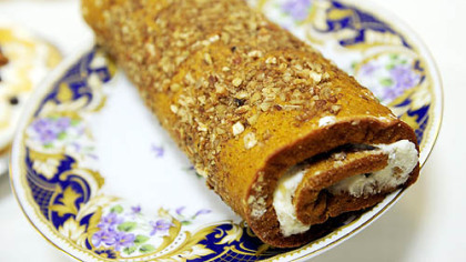 Pumpkin Roll at McGinnis Sisters in Monroeville.